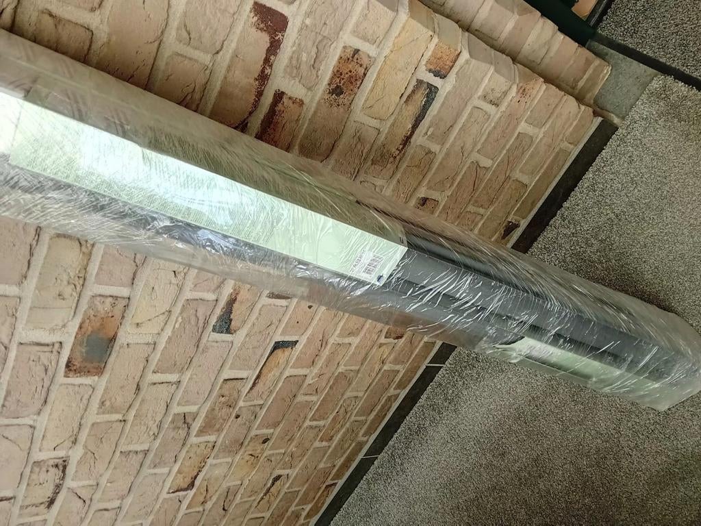 Rolgordijnen 4 stuks, Huis en Inrichting, Ophalen, Gebruikt, 100 tot 150 cm, Grijs