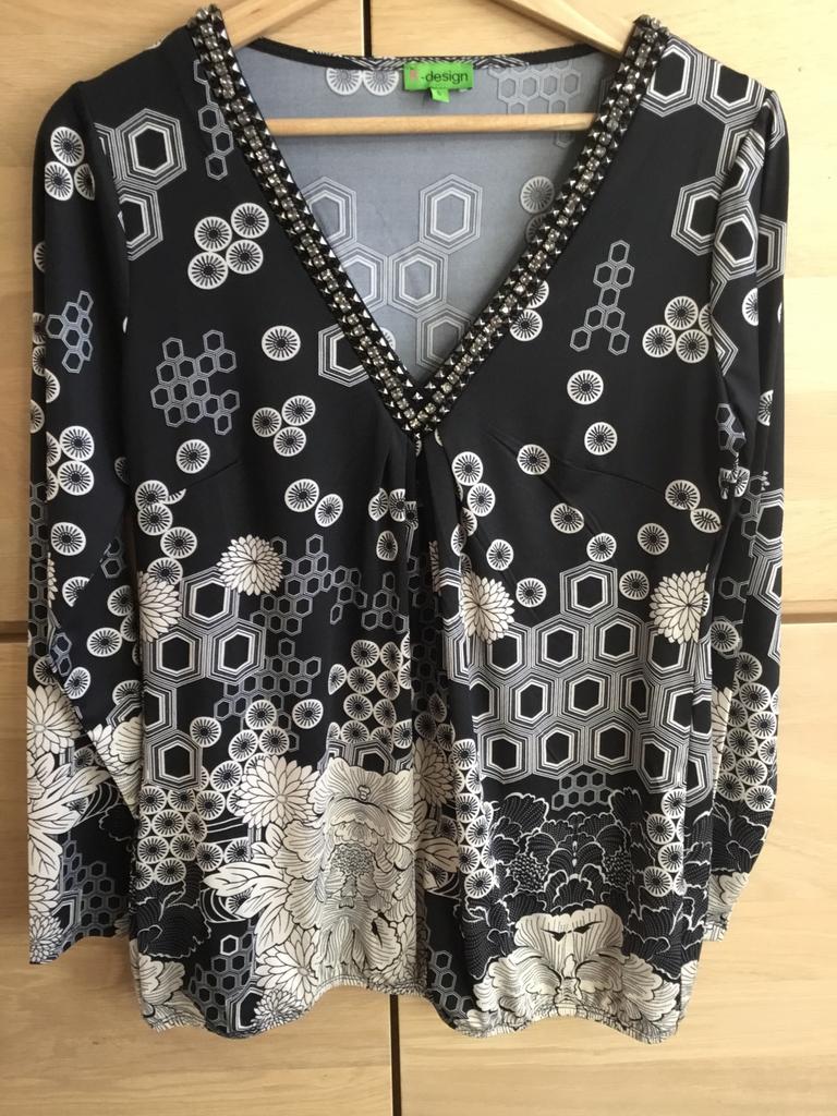 Chemisier K DESIGN, Vêtements | Femmes, Blouses & Tuniques, Comme neuf, Taille 36 (S), Noir, Enlèvement ou Envoi