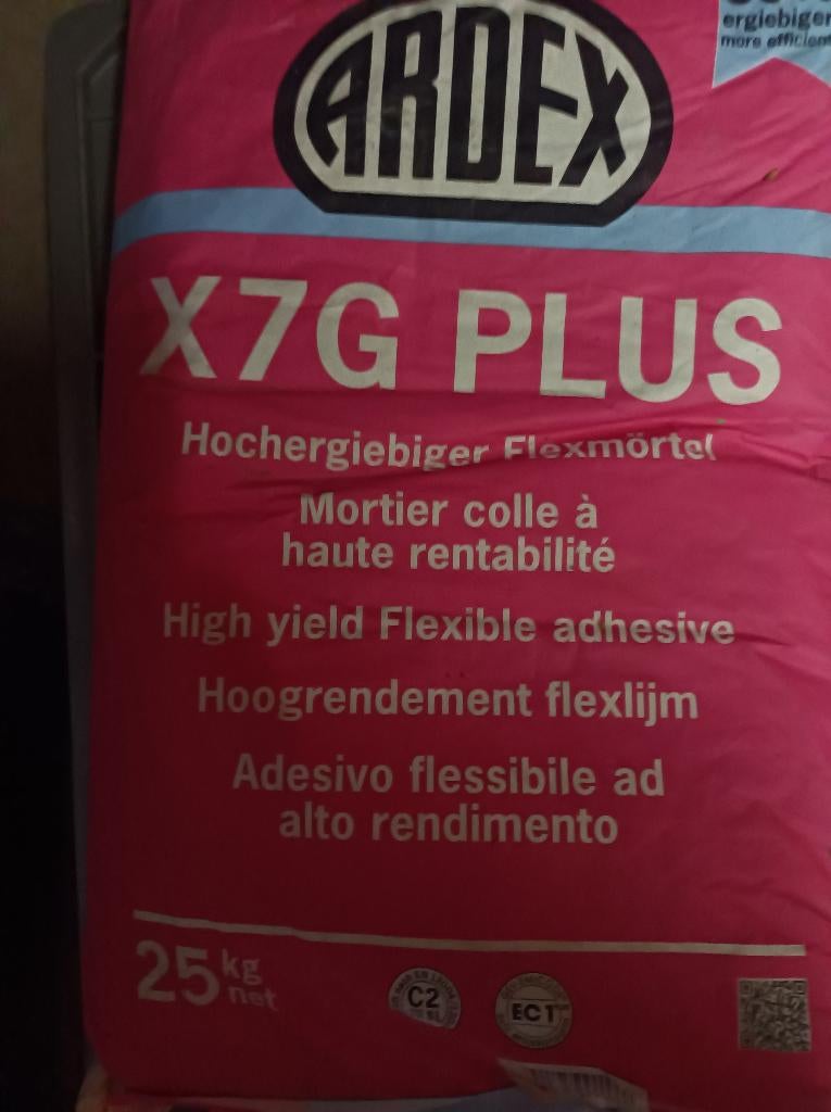 Tegellijm Ardex X7G plus, Ophalen, Nieuw, Keramiek, Vloertegels