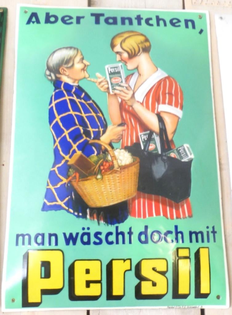 Reclamebord PERSIL HENKEL, Verzamelen, Merken en Reclamevoorwerpen, Ophalen of Verzenden, Gebruikt, Reclamebord