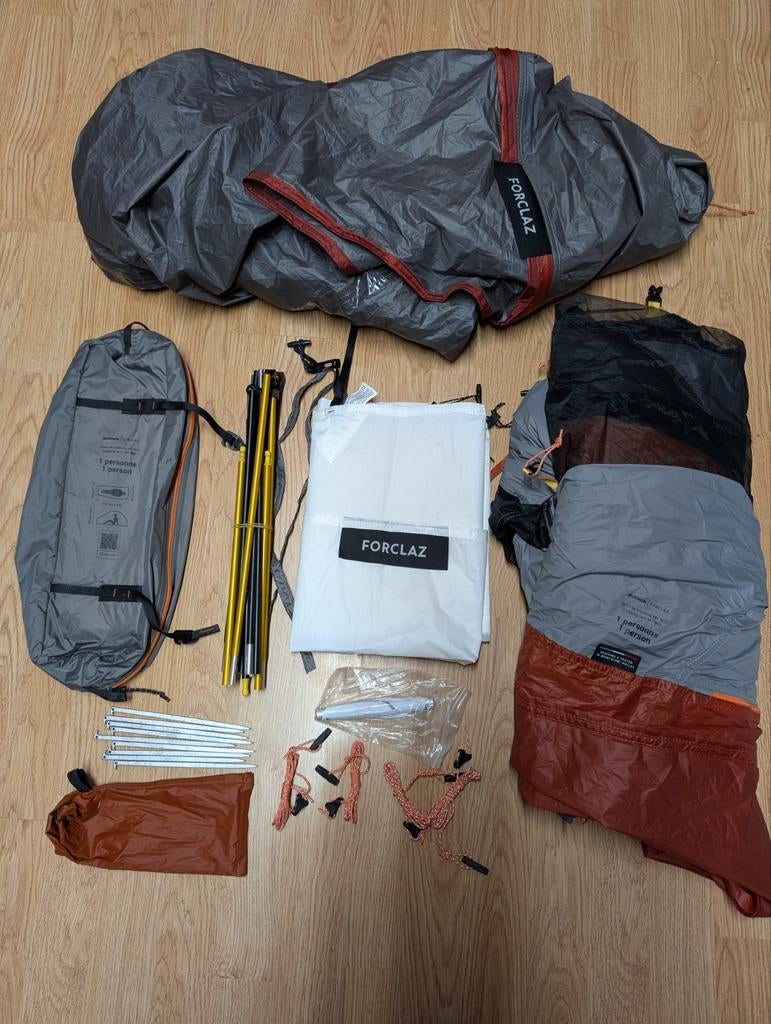 Forclaz 1-Persoons Tunneltent, Ophalen of Verzenden, Gebruikt