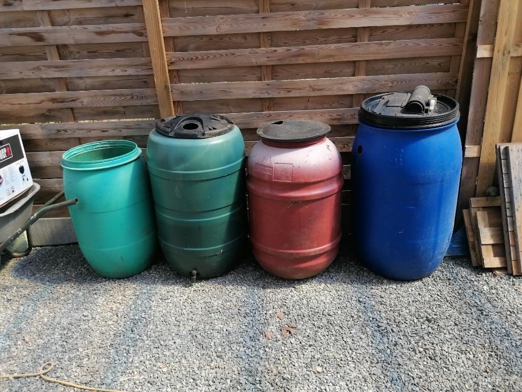 Regenton watervat pvc ton kuip, 150 liter of meer, Ophalen, Gebruikt, Kunststof