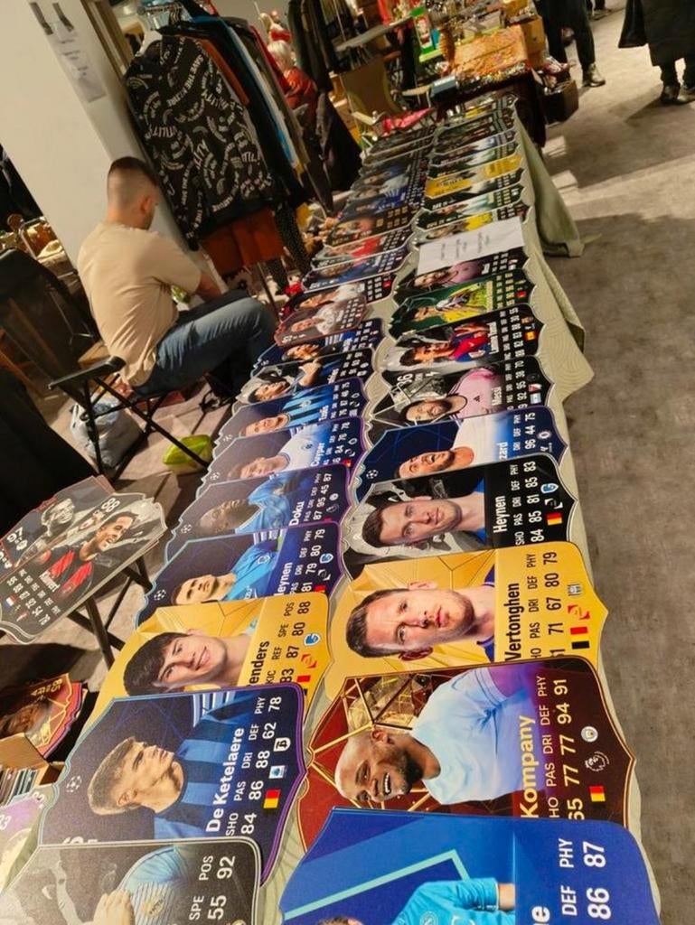 Voetbalkaartjes (37cmx25cm), Enlèvement, Neuf, Image