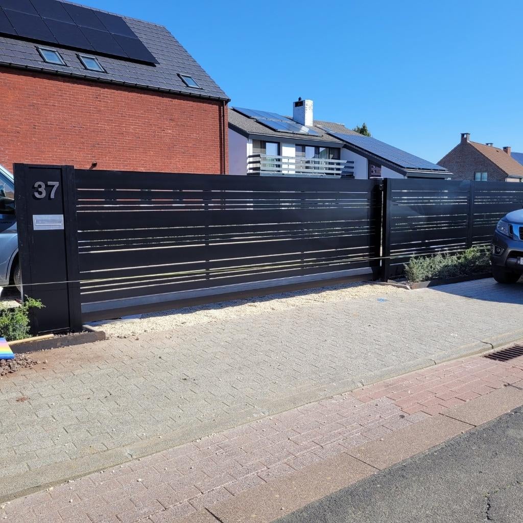 Aluminium of metalen poort, Tuin en Terras, Met poort, Ophalen of Verzenden, /, /