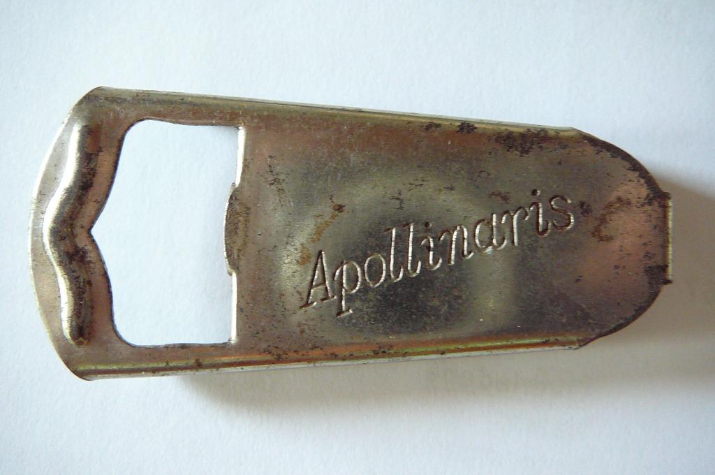 Ouvre-bouteille en métal ancien Apollinaris, Collections, Enlèvement ou Envoi, Utilisé, Ouvre-bouteille, Autres marques