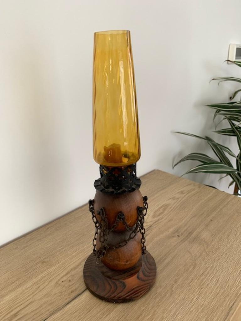 Bougie vintage, Enlèvement ou Envoi, Utilisé, Verre