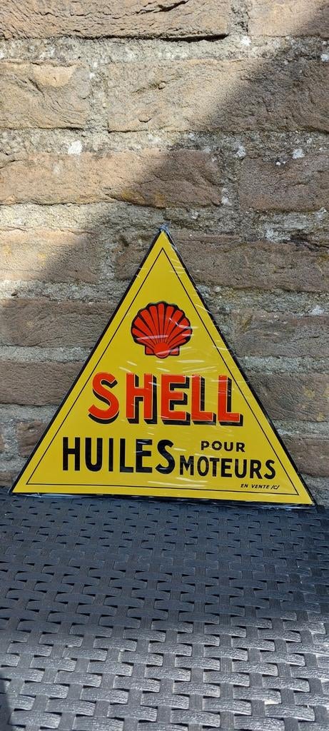 Panneau publicitaire Shell + livret, Enlèvement ou Envoi, Panneau publicitaire