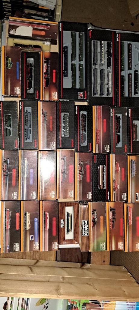 Locomotive et wagons marklin mini club z, Comme neuf, Locomotive, Märklin