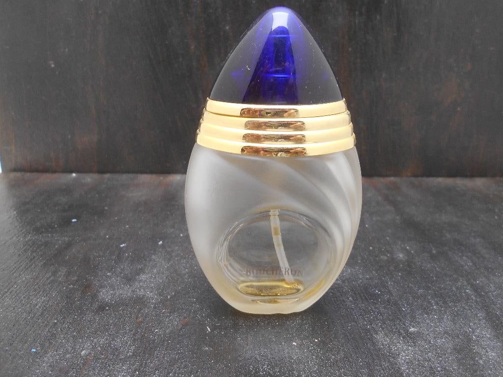 flacon vide en forme de bague Boucheron eau de Parfum 50 ml, Verzamelen, Ophalen of Verzenden, Gebruikt, Parfumfles