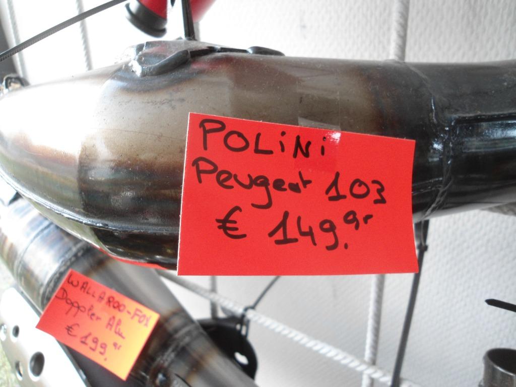 Peugeot 103 : pot d'échappement Polini 200.00305, Enlèvement, Neuf, Pot d'échappement, Peugeot 103