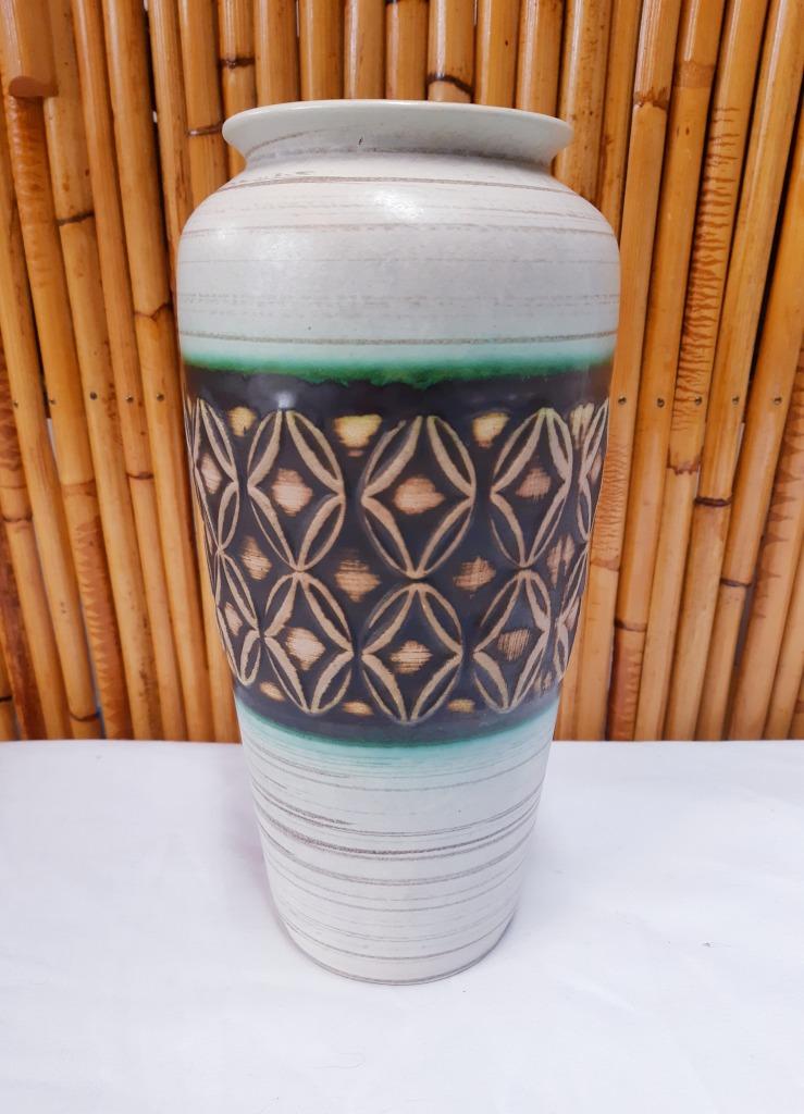 Vintage Jasba 141-25 vaas uit 1960, West-Germany keramiek, Ophalen of Verzenden