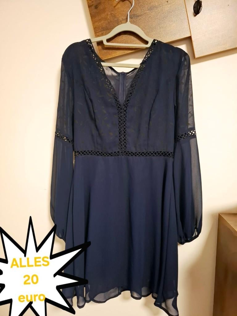 Jurk dames, Kleding | Dames, Jurken, Blauw, Nieuw, Ophalen of Verzenden, Knielengte