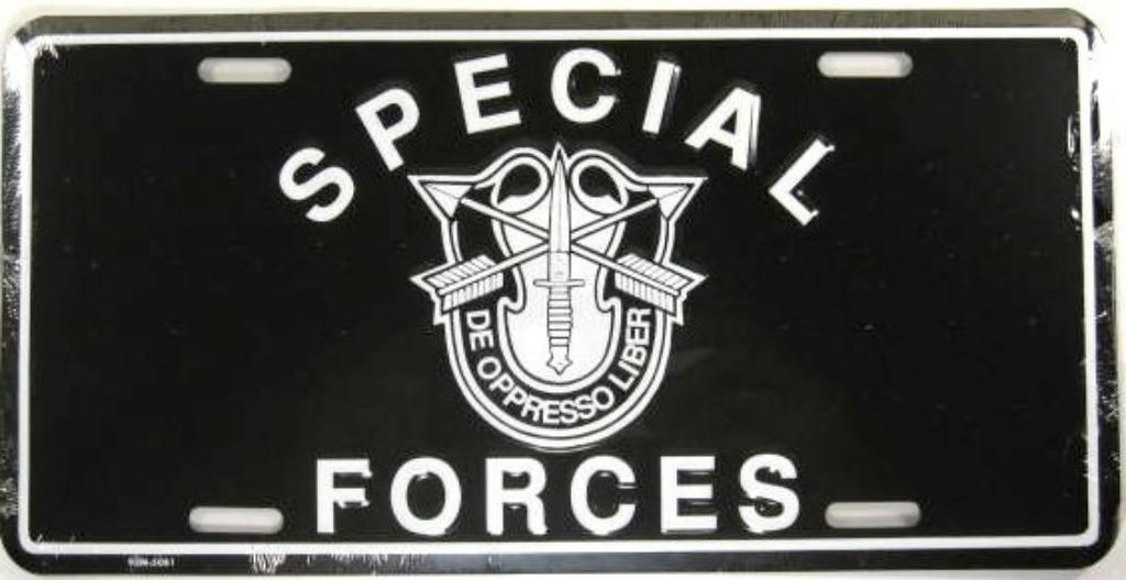 USA Limted Edition 'Special Forces' - alu herdenkingsplaat, Envoi, Neuf, Autre, Autres marques