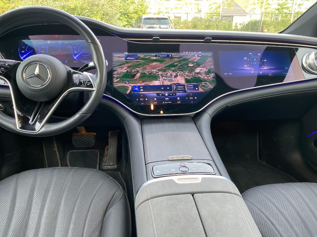 Mercedes-Benz EQS 450+ Launch Edition met MBUX (BTW-Wagen), Auto's, Mercedes-Benz, Automaat, Zwart, 5 deurs, EQS