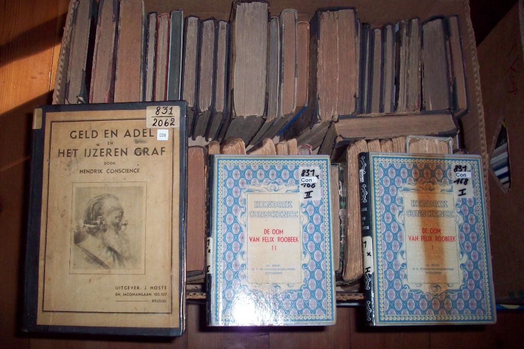 Een hele doos boeken Hendrik Conscience, Boeken, Ophalen, Gelezen, België