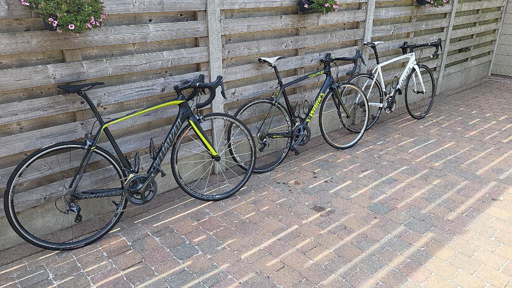 3 koers fietsen Specialized, Vélos & Vélomoteurs, Autres marques, 10 à 15 vitesses, Enlèvement, Autres dimensions