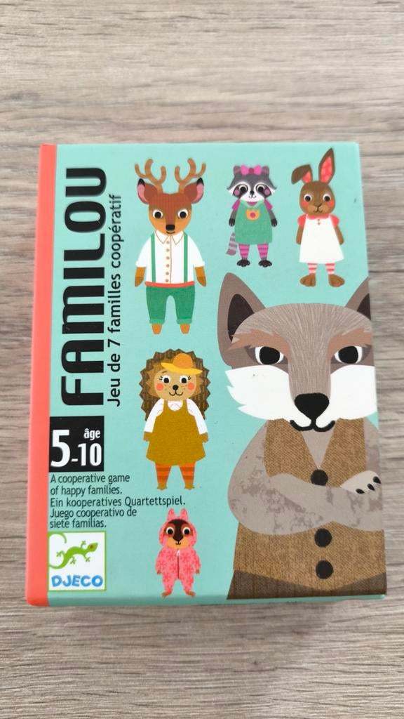 Jeu Djeco FAMILOU, Enlèvement, Comme neuf