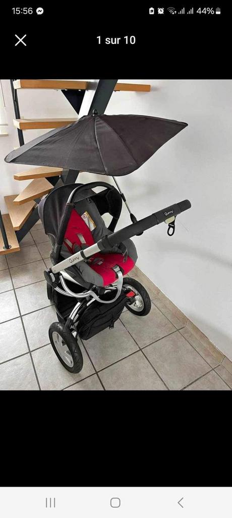 Je vends une poussette 3 en 1, facile à manier, en bon état, Enfants & Bébés, Quinny, Utilisé, Poussette, Tige de poussée réglable