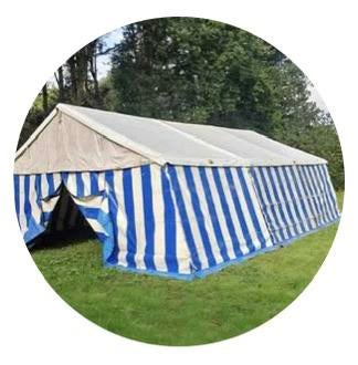 90 m2 proffesionele Party tent / Zeer sterk, Ophalen, Gebruikt, Opvouwbaar, Partytent
