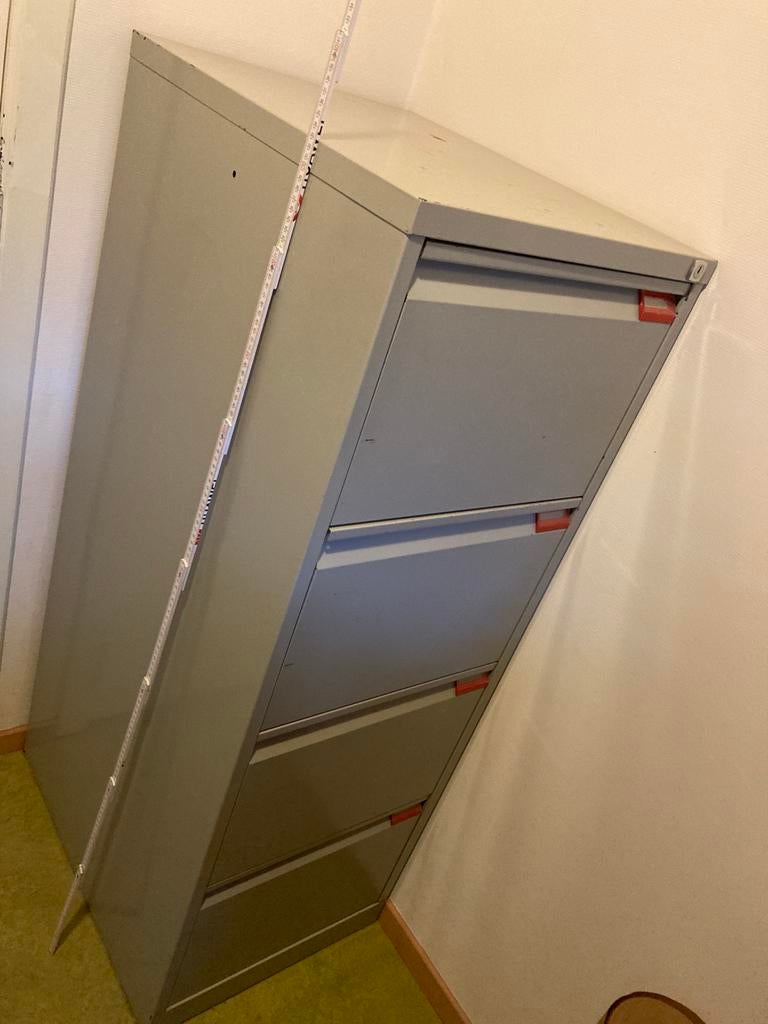 Vintage archiefkast, Huis en Inrichting, Ophalen, Zo goed als nieuw