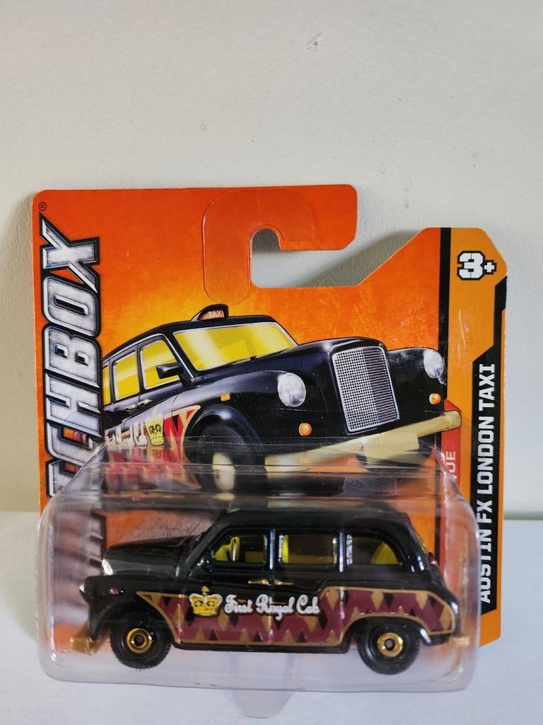 Matchbox Austin FX London Taxi (2012) First Royal Cab, Ophalen of Verzenden, Nieuw