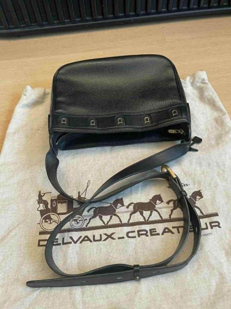 Sac à main Delvaux noir, Enlèvement, Utilisé, Noir, Sac à main