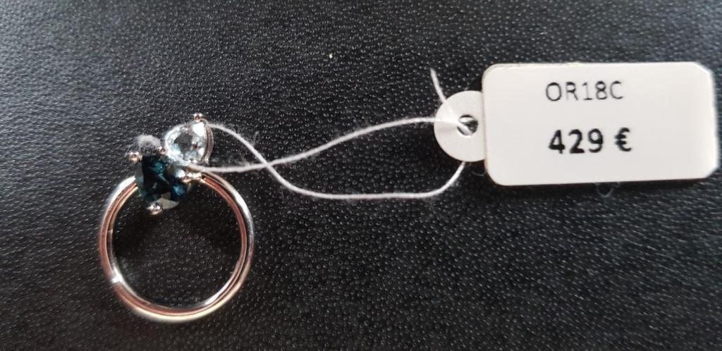 PENDENTIF  EN  OR  BLANC 18 CARATS, Neuf, Enlèvement ou Envoi, Autres représentations, Or