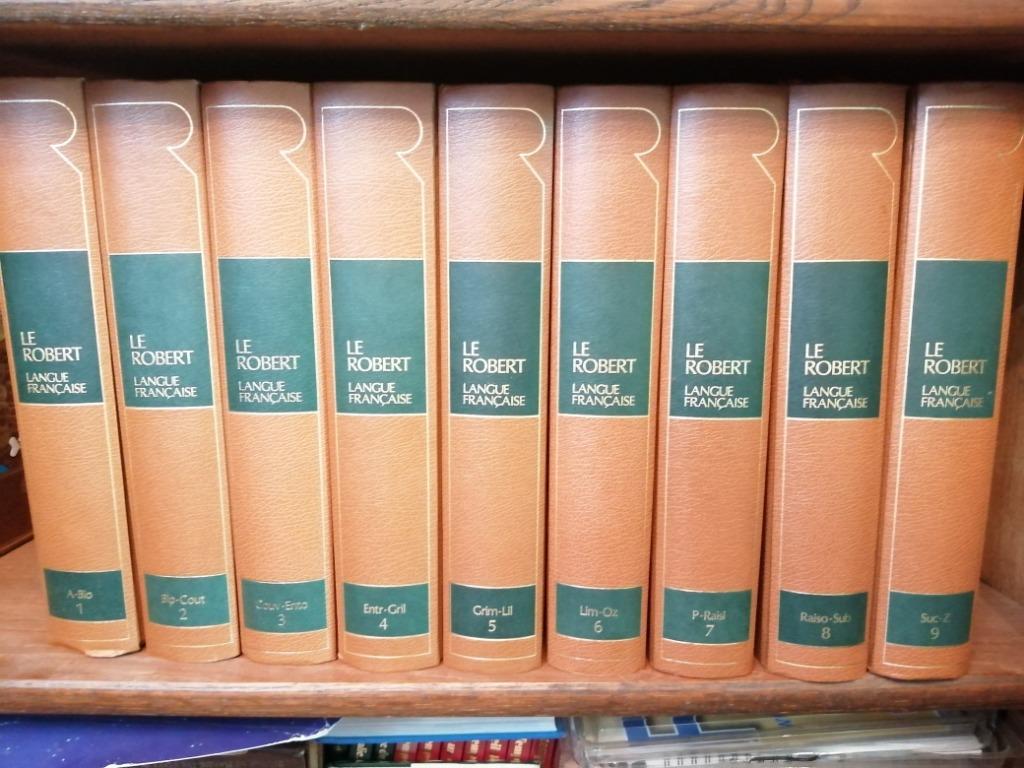 Dictionnaire ; Le Grand Robert 1986 - 9 volumes, Livres, Neuf, Enlèvement, Autres éditeurs, Le Robert