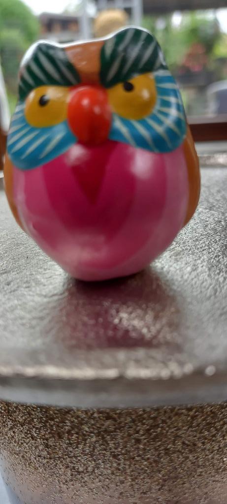 Porcelein uil uit verzameling ., Ophalen of Verzenden, Nieuw, Overige soorten, Beeldje of Figuurtje