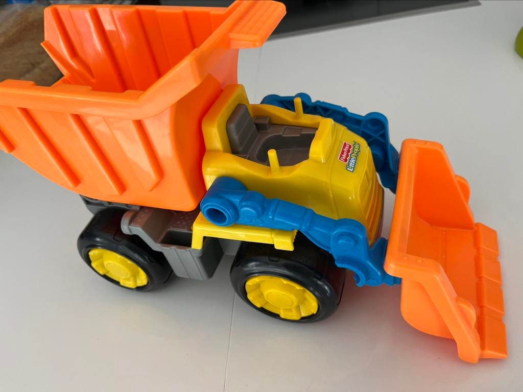 Camion -graafmachine fisher price, Enlèvement