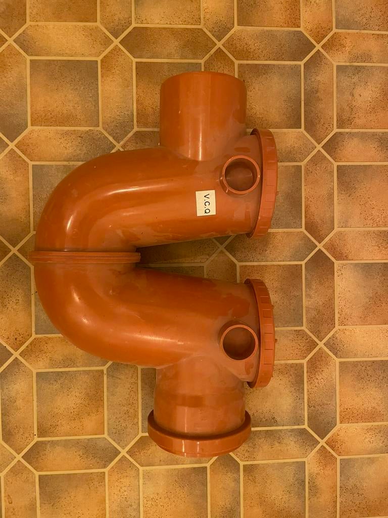 siphon 140 mm 87 deg mf, Neuf, 80 mm ou plus, PVC, Enlèvement