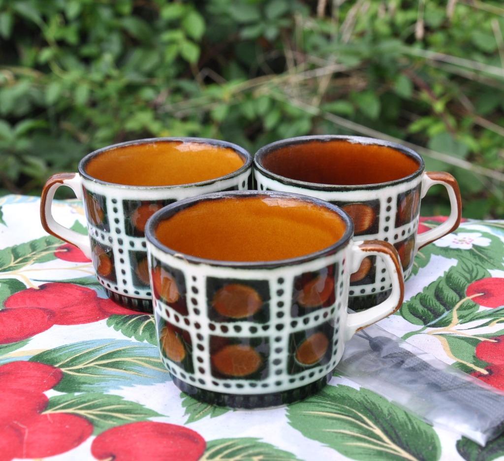 3 tasses café boch bernadette, Antiquités & Art, Enlèvement ou Envoi