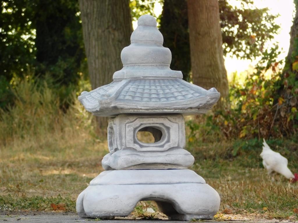 À usage unique : lanterne de jardin japonaise  55 cm  Pierre, Enlèvement ou Envoi, Pierre, Autres types