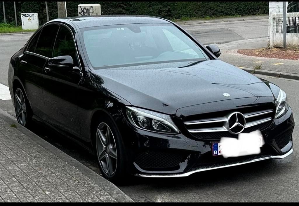 Mercedes Classe C 180 pack AMG CDI, Autos, Cuir, Achat, Euro 6, Noir