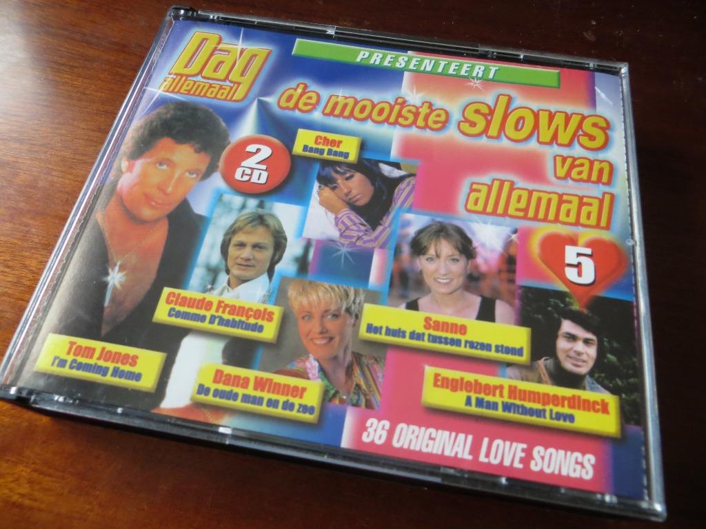 2CD-SET DAG ALLEMAAL - DE MOOISTE SLOW VAN ALLEMAAL - VOL.5, Verzenden, Zo goed als nieuw, Pop, Boxset