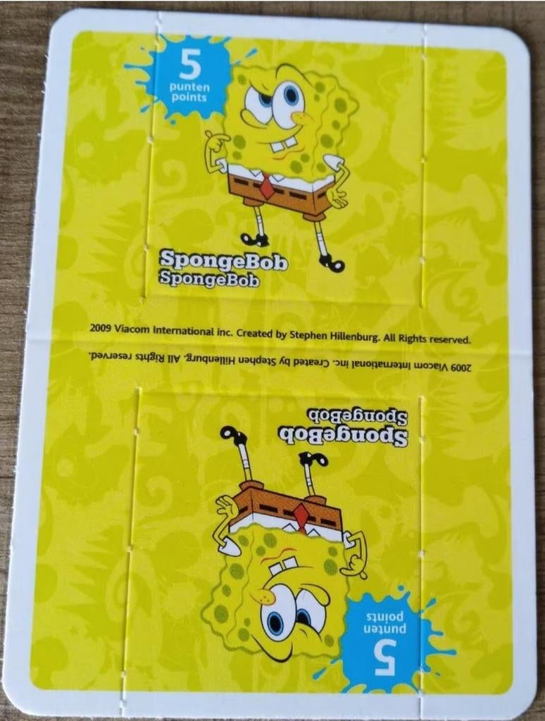 SpongeBob: pop-up kaartje, Ophalen of Verzenden, Zo goed als nieuw, Tv, Foto of Kaart