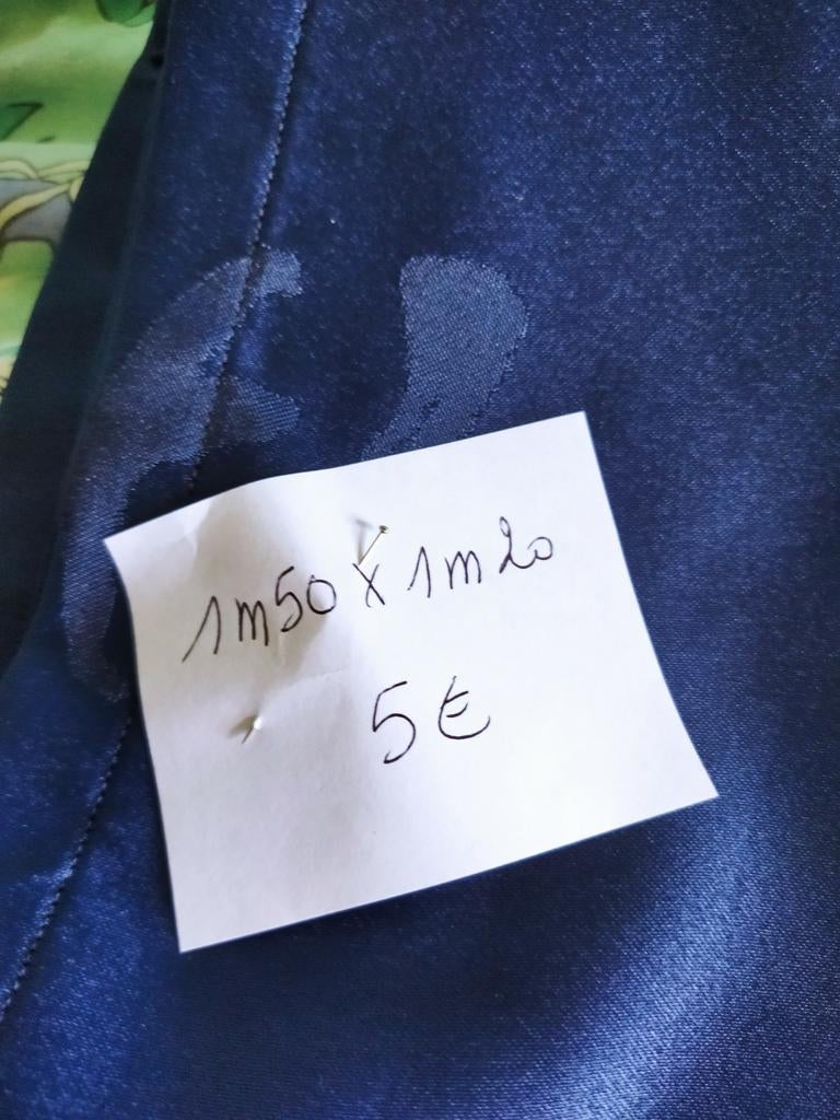 Nappe bleue, Maison & Meubles, Enlèvement ou Envoi, Comme neuf