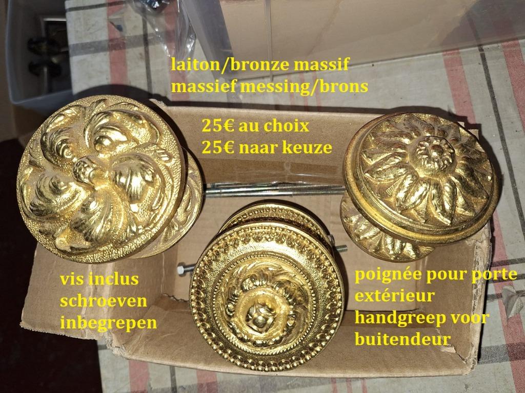 divers/Quincaillerie/fer/laiton/charnières/porte/poignées, Enlèvement ou Envoi