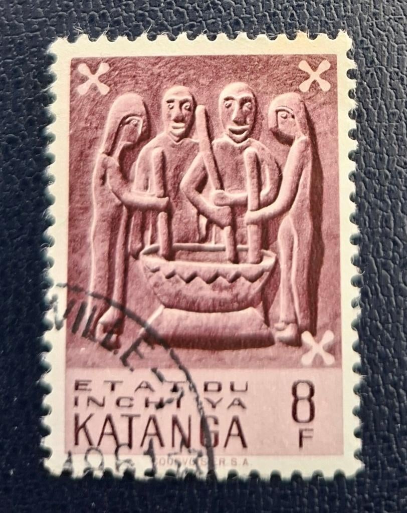 Tampon Katanga OBP 61*, Timbres & Monnaies, Enlèvement ou Envoi