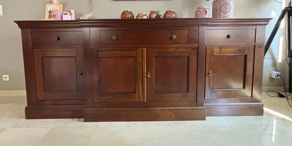 Prachtige dressoir in kersenhout van merk Grange, Maison & Meubles, Enlèvement, Utilisé, Cerisier