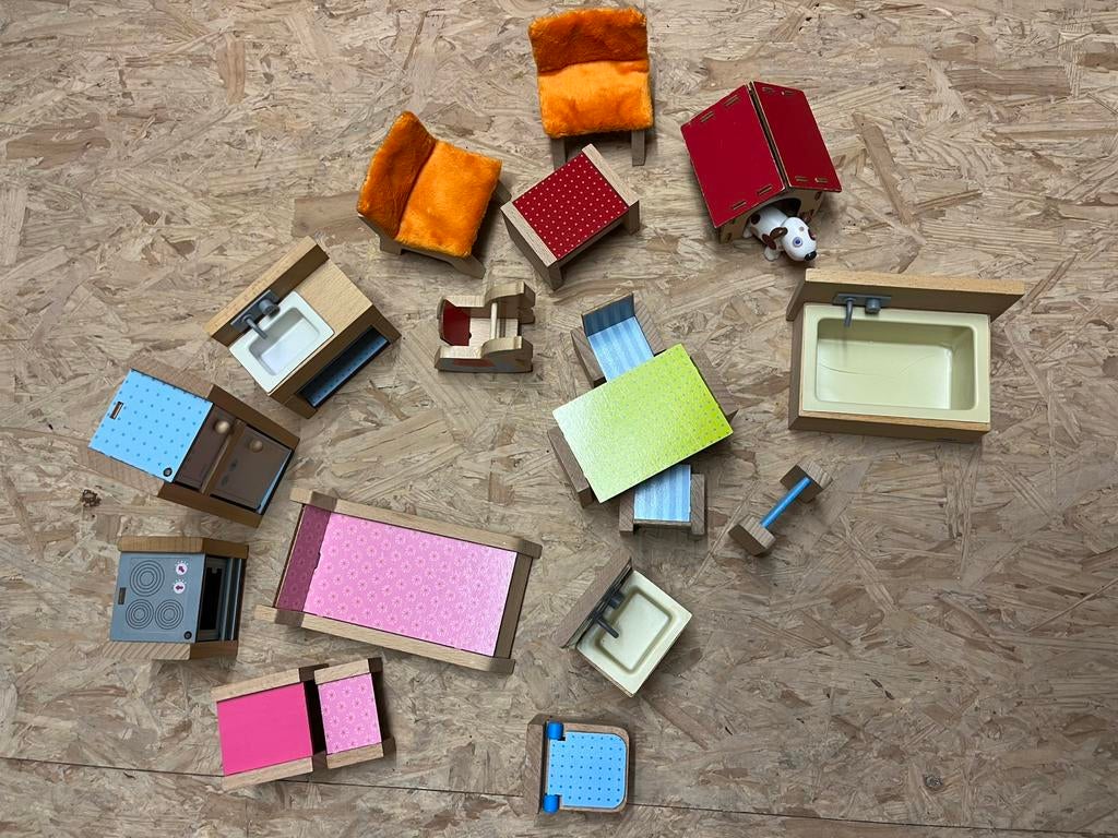 Haba little friends meubels, Enfants & Bébés, Jouets | Maisons de poupées, Enlèvement ou Envoi, Comme neuf