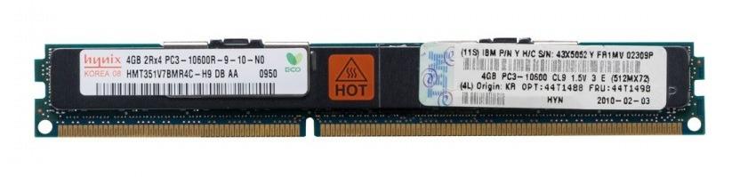 4GB 2Rx4 PC3-10600R DDR3-1333 ECC, Hynix IBM, Informatique & Logiciels