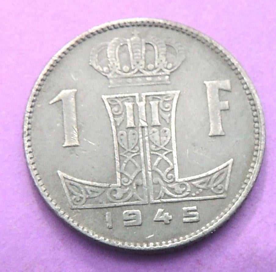 1945 1 franc NLFR, Envoi, Métal, Monnaie en vrac