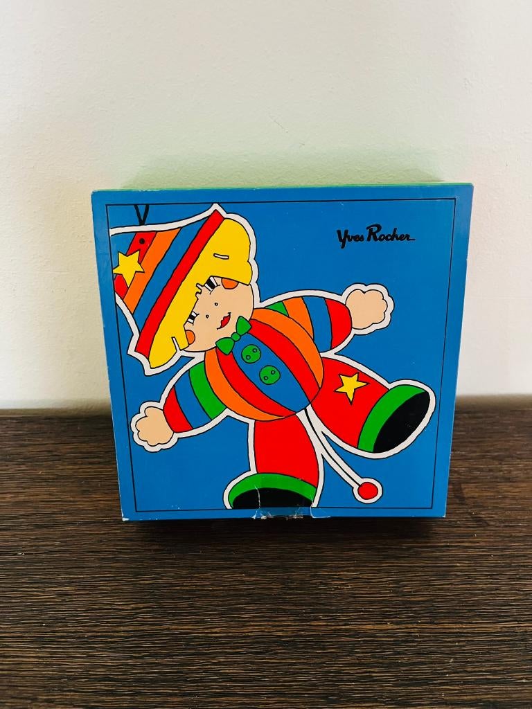 Vintage Yves Rocher giftset houten pop + parfum Pomme d’Api, Verzamelen, Ophalen of Verzenden, Nieuw, Miniatuur, Gevuld