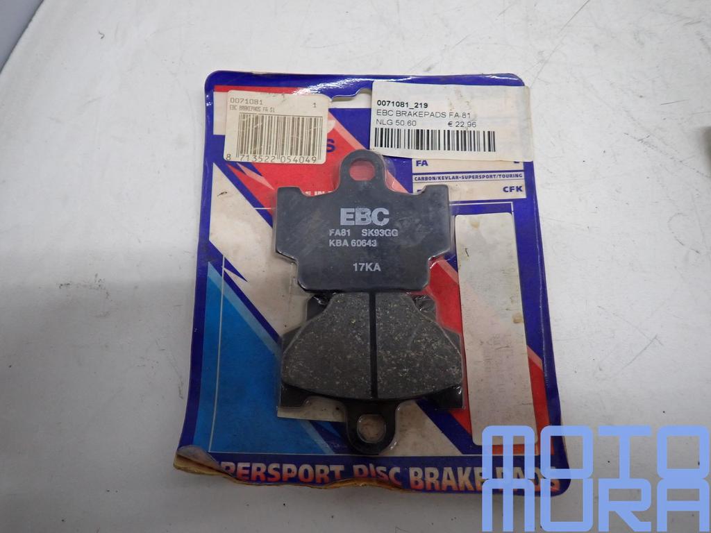EBC FA081 Remblokken voor Yamaha DT80 RD80 RX115 RD125 SR125, -, -, Nieuw, Ophalen of Verzenden