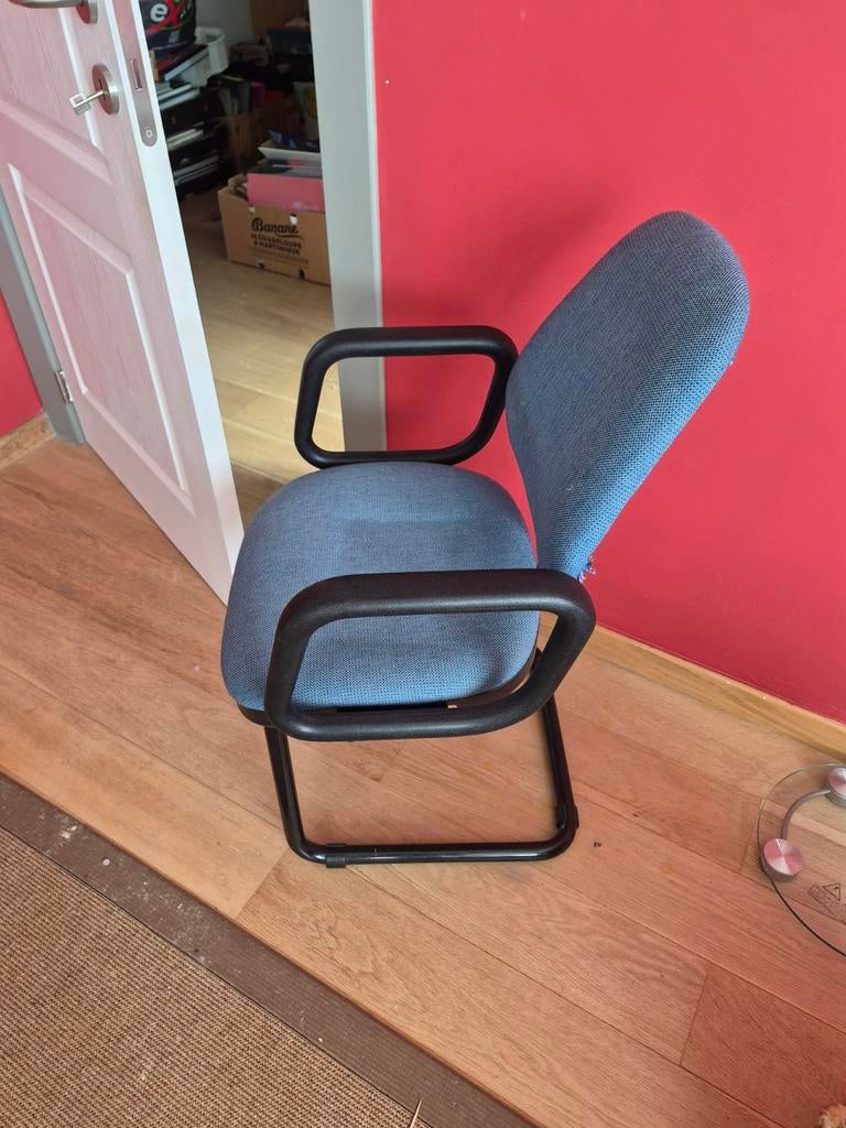 Chaise de bureau, Huis en Inrichting, Stoelen, Ophalen, Blauw