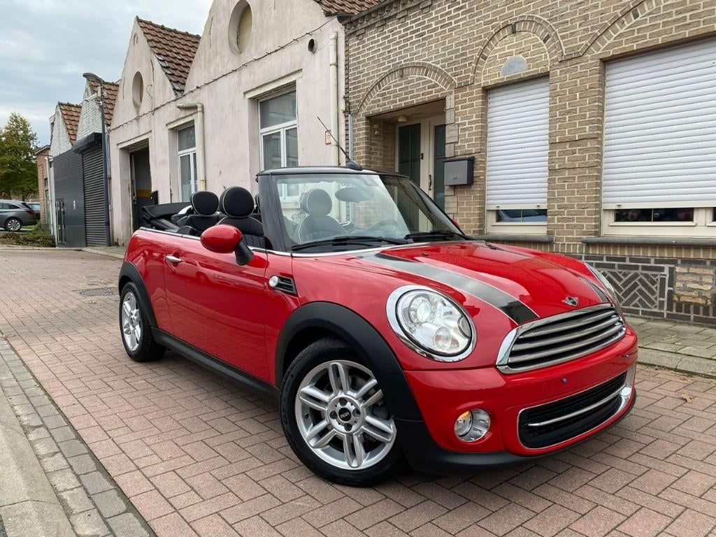 Mini Cooper Cabrio Automaat 1.6i/2012/98000.km/1Ste Eigenaar, Autos, Mini, Euro 5, Achat, Entreprise, Entretenue par le concessionnaire