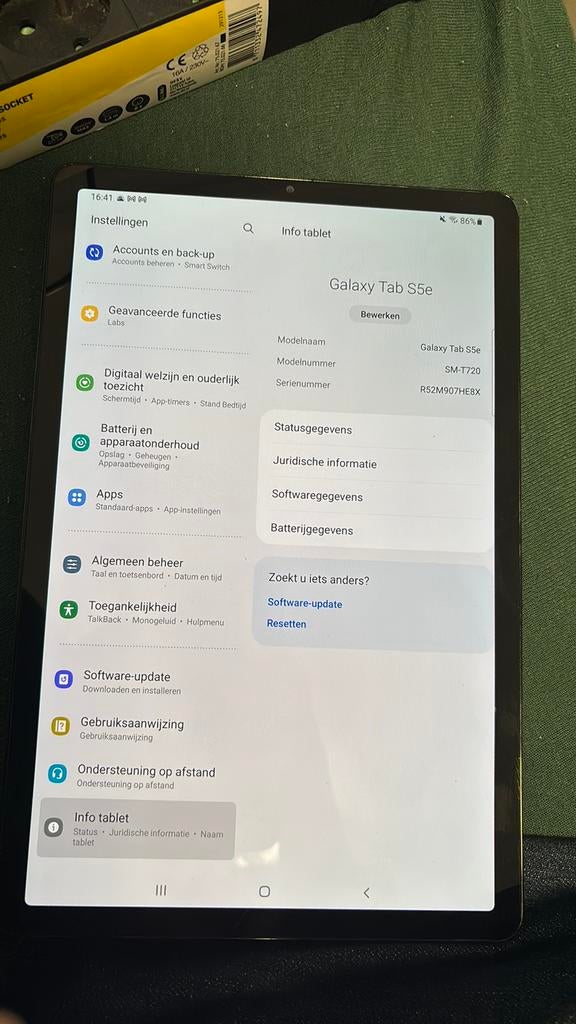 Samsung tablet moet weg, Computers en Software, Android Tablets, Ophalen, Zo goed als nieuw
