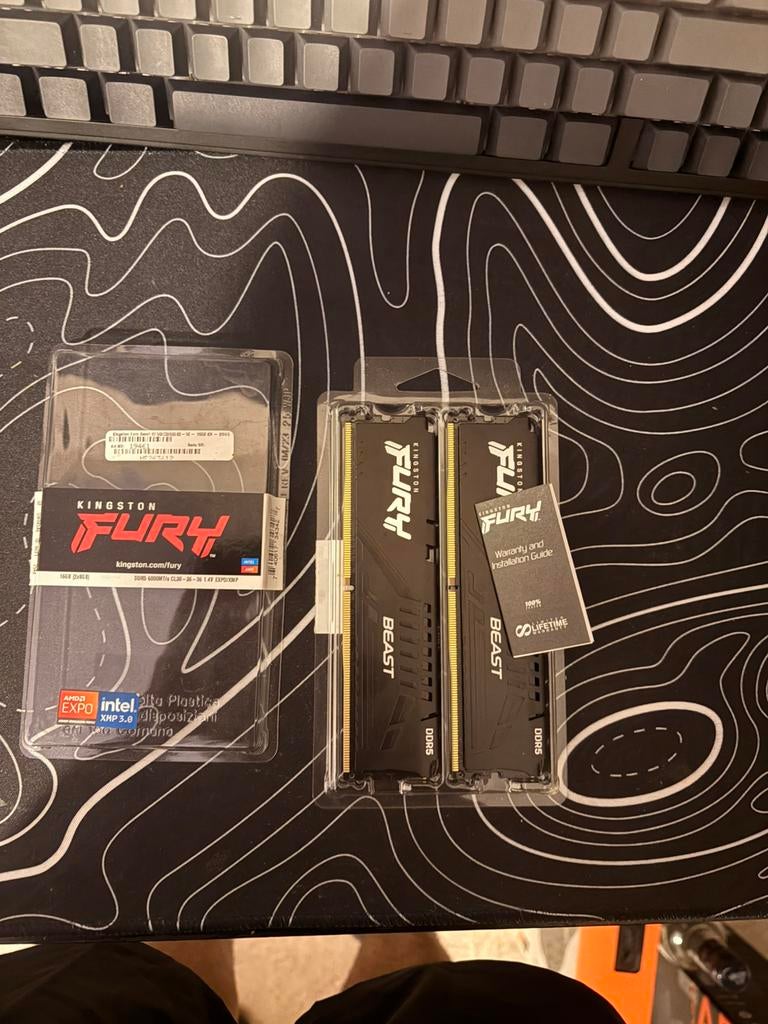 Kingston Technology FURY Beast, Informatique & Logiciels, Mémoire RAM, Enlèvement ou Envoi, DDR5, Desktop, 16 GB