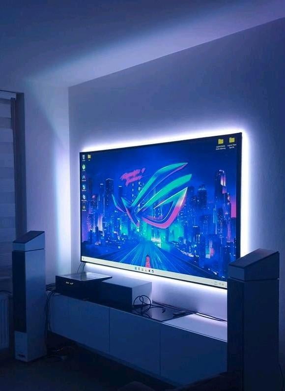 Projecteur 4K + AMBILIGHT, ÉCRAN DE PROJECTION 90" (215cm), Enlèvement ou Envoi, Ultra HD (4K), Viewsonic